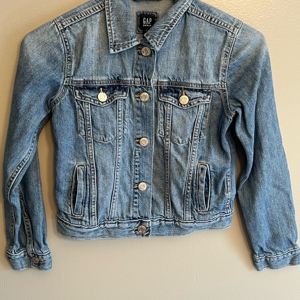 GAP Light Wash Blue Denim Jacket for Kids